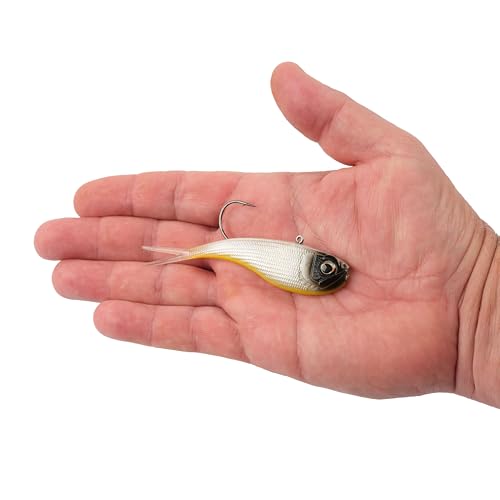 Berkley PowerBait Power Vibe - color: Yellow Belly, size: 3 3/4 in - 5/8 oz
