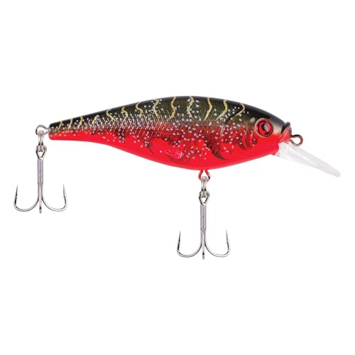 Berkley Flicker Shad Shallow - color: Red Tiger, size: 2/7 oz, 2 3/4"