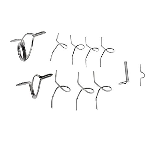 Fly Fishing Rod Guide Set Rod Repairing Fishing Tool Tip DIY Repair Kit