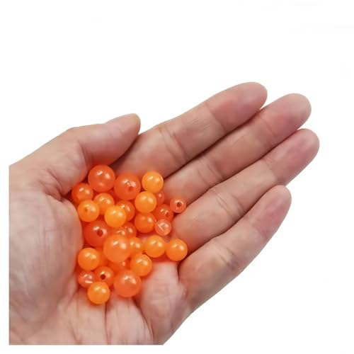 Premium Fishing Bead Kit - Versatile Lure Accessories for Enhanced Angling Experience - color: orange, size: 100pcs