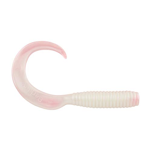 Berkley Gulp! Grub Saltwater Fishing Soft Bait - color: Pink Shine, size: 4"