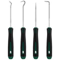 WILLBOND 4 Pcs Pick and Hook Set Precision Automotive Mechanic Picks Tools Set for Car Oil Seal Hooks Puller Remover Tools(6.5 Inches,Dark Green) - color: Dark Green, size: 6.5 Inches