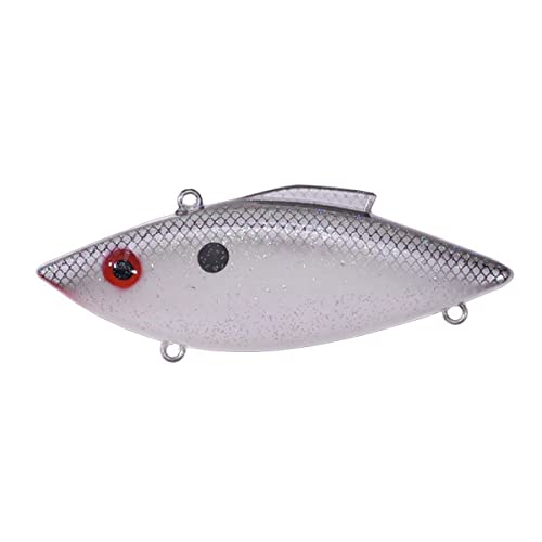 Bill Lewis Lures Lifelike Rat-L-Trap Magnum Force Lipless Crankbait Fishing Wobble Lure for Shallow Saltwater - color: Silverado, size: One Size