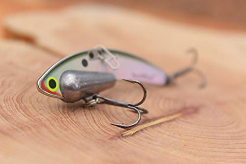SteelShad - Heavy Series 1/2 oz. Bass Fishing Lures - Lipless Crankbait for Freshwater Fishing - Perfect for Smallmouth & Largemouth Bass, Walleye, Pike & Trout - Heavy Series - color: Tennessee Shad