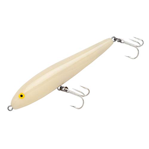 Jumpin' Minnow Topwater Fishing Lure - color: Bone, size: 4 1/2 in, 1/2 oz