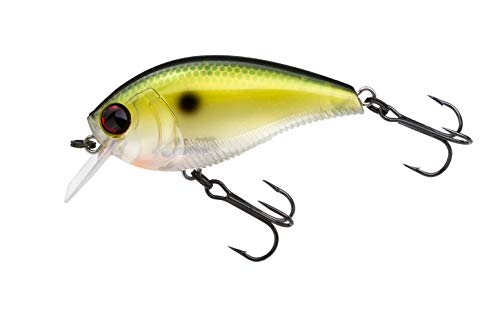 Yo-Zuri 3DB Crank 1.5 Squarebill, Floating, 2-3/8 Inch, 60mm - color: Green shad