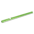 Alumicolor 3611-6 Aluminum Combination Pocket Scale With Clip, 6IN, Green - color: Green, size: 6 Inch, style: Combination With Clip