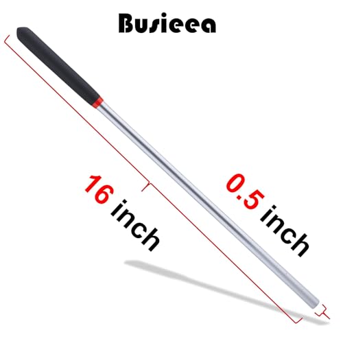 2 Pack 16 Inch Garage Door Winding Rods for Torsion Springs - 0.5 Inch High-Strength Steel, Non-Slip Handle, for Adjusting/Replacing Tension Springs, for Garage Door Repair Kit - color: 2