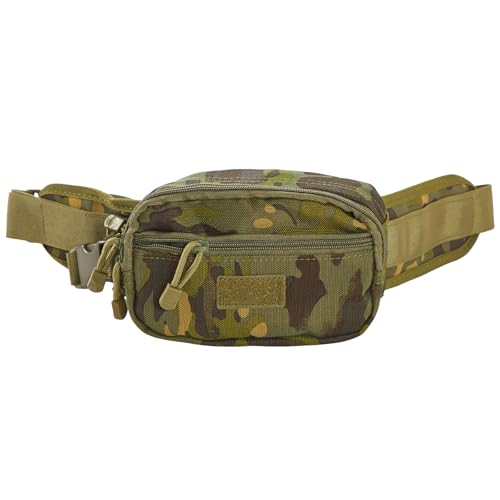 Concealed Carry Fanny Pack, Tactical Waist Bag | Tactical fanny pack with concealed gun holster for running & EDC. CCW waist bag for men and women, Woodland Camo - color: WOODLAND CAMO