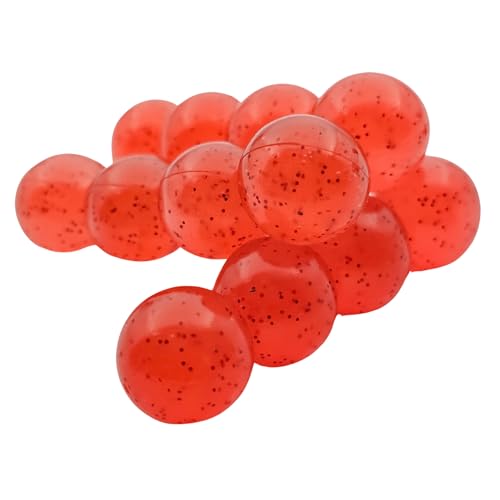 Fishing Scented Soft Plastic Beads Artificial Salmon Egg Bait Packs for Trout, Steelhead and Salmon (Spawn Roe Fishing Tackle) - color: Calamari Ranga, size: .625"/16mm-12 Eggs per pack
