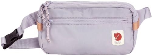 Fjällräven High Coast Hip Pack - Lightweight, Water-Resistant Fabric, Packable Storage - Hiking, Travel, Lavender Mist, One Size - color: Lavender Mist, size: One Size, style: High Coast Hip Pack