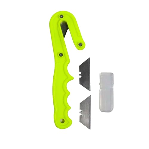 Scuba Choice Diving Line Cutter – 8" Safety Design, Firm Grip Handle, 2 Extra Blades, Waterproof, Compact Tool for Fishing, Spearfishing, Underwater Emergencies