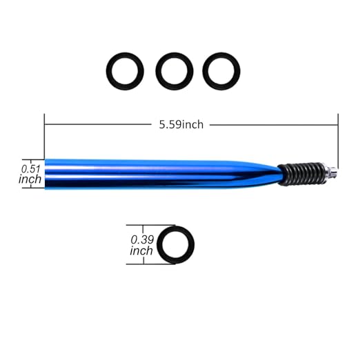 Wacky Rigging Tool, Fishing Bait Rigs, Wacky Rig Ring Tool with 70PCS Worm O-Rings, Wacky Worm Kit for Senko Neko Finesse Stick Soft Baits - color: Navy Blue