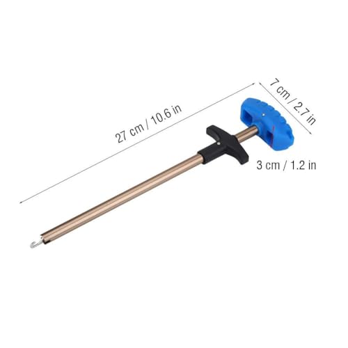 Fishing Hook Remover, 10.6in Practical T Shaped Fish Hook Detacher Remover Removing Tool Fishing Tackle Accessory for Different Types Fishing Activity (14x11cm/5.5x4.3in)