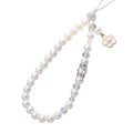 Beaded Phone Lanyard Wrist Strap Phone Charms Fixed Beads Pearl Chain - color: PC-xxf-1