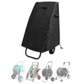 Garden Hose Reel Cover, 420D Oxford Polyester Coated Tarp, 100% Waterproof, All Weather Use, for:Klz,Suncast,OB and More,Black.25.9" x24.8" x 34.6". - size: 25.9" x24.8" x 34.6"