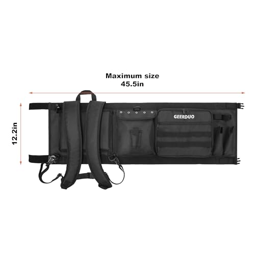 Fishing Bucket Backpack with Rod & Plier Holder and Pockets for Fishing, Hunting, Apple Picking for 5 Gallon Bucket (Black) - color: Black