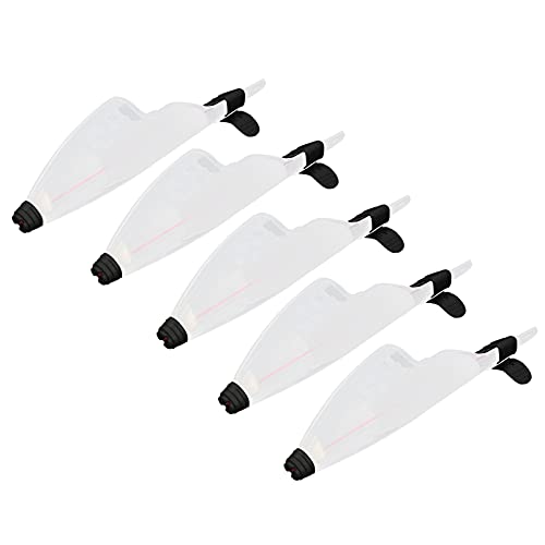 Milltrip Fishing Rod Tip Protector, 5PCS Plastic Telescopic Fishing Rod Tip Cover, Fishing Pole Top Protector for Sea Fishing Accessories, Lightweight Design to Reduce Friction & Extend Rod Life (2) - size: 1#
