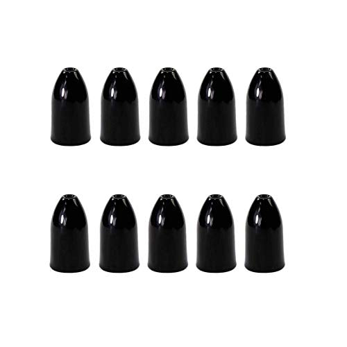 Croch 10 Pack Tungsten Fishing Weight for Bass Fishing Pitching and Flipping Sinker Size Sizes 1/8 1/4 3/8 3/16OZ - color: Black