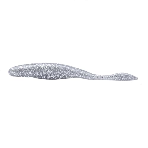 Strike King Caffeine Shad Soft Jerkbait - color: 475 - Carolina Chrome