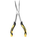 Long Needle Nose Pliers-11’’, for Home,Fishing, Jewelry,Crafts, 1pcs | for Tight Spaces,Paper Clamp Precision, High Carbon Steel, Non-slip Handle,Effort-Saving Design - style: One-11in