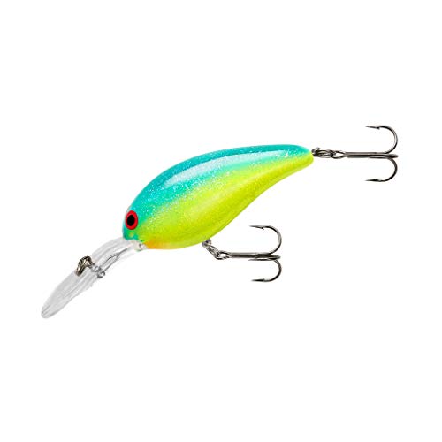 Norman Deep Little N Crankbait Bass - color: Chartreuse/Blue