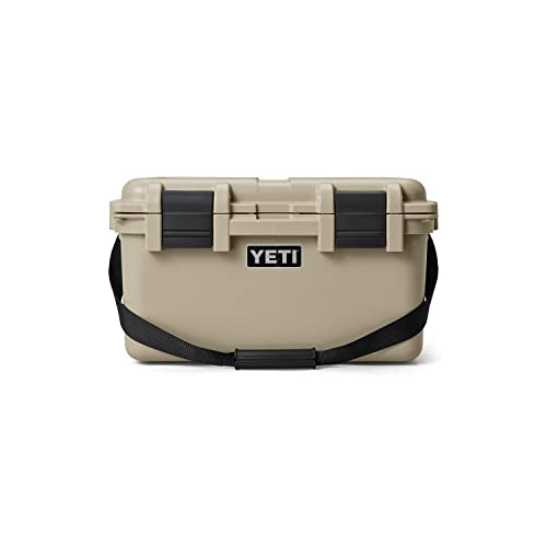 YETI LoadOut GoBox Collection, Divided Waterproof Cargo Case, Dry Box, Camera Case, Fishing Tackle Box - color: Tan, size: GoBox 30