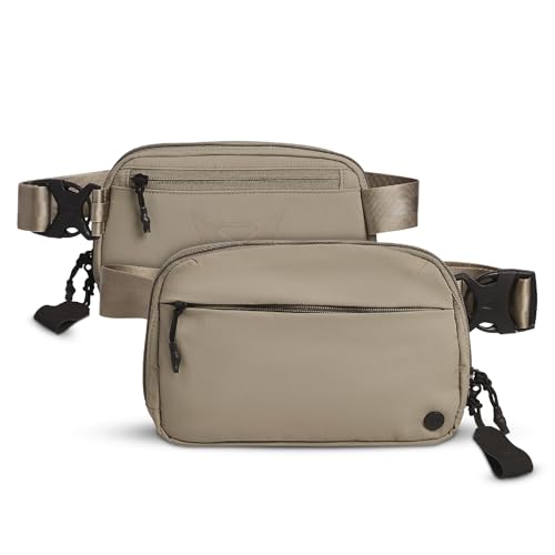 Vertx Everyday Tactical Fanny Pack 2.1-100% Nylon Fanny Pack for Men and Women with CCW-Ready Design and Rapid Access Tab - Outpost Tan - 2L - color: Outpost Tan, style: Everyday Fanny Pack 2.1