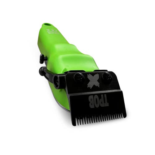 TPOB Slime 2 Barber Hair Clippers for Men 6800 RPM with Matte Green Case and X Fade Blade - color: Slime