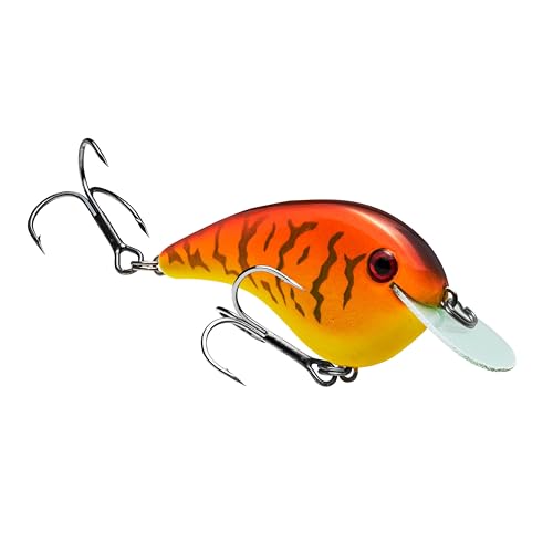Strike King Chick Magnet Flatside Shallow Diver Fishing Lure, 7/16 oz, Dives 4-6' - color: Spring Craw