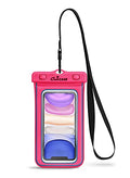 CaliCase XL Waterproof Floating Case - color: Pink Glow in The Dark