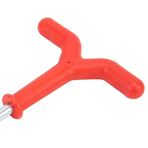 Tyenaza Fishing Rod Holders, Ice Fishing Screw Rod Stand Y Shape Screw Threads Ground Anchor Holder Rest Rack Pole Pegs for Bank Fishing Ground Sand