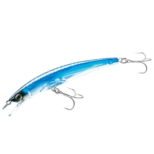 Yo-Zuri Crystal 3D (F) 90Mm 3-1/2" Minnow, Real Mullet - color: Blue Tiger, size: 3-1/2 Inch