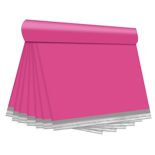 KKBESTPACK Pink Poly Mailers 19x24 50 Pcs, Cute Waterproof Shipping Bags with Self-Seal Adhesive, Durable Tear-Resistant Shipping Envelopes for Clothing - color: Pink, size: 19" x 24" 50pcs