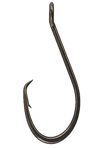 Berkley Fusion19 Wide Gap Live Bait Hooks, Size 4 Fishing Hooks, Needle Point with SlickSet Coating for Easy Penetration, Forged for Added Strength - color: Smoke Satin, size: 6, style: Fusion19 Circle Hooks
