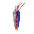 Dardevle Dardevlet Weedless Nickel Back 3/4 oz Fishing Spoons - color: Rainbow Flash