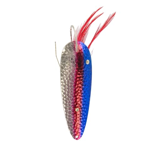 Dardevle Dardevlet Weedless Nickel Back 3/4 oz Fishing Spoons - color: Rainbow Flash
