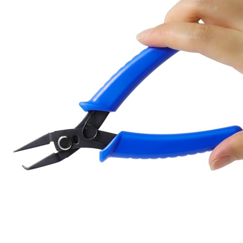 Split Ring Pliers for Jewelry Making, Tanjun Split Jump Ring Opener Tool Keychain Pliers for Opening Split Ring, Key ring, Opening Pliers for Jewelry Making