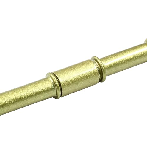 Litoexpe Double End Straight Pipe Lamp Stem Kit 50mm(1.97"), Lamp Extension Rod with Connector 4 Pcs, Lamp Rod Hardware Light Fixture Parts Replacement Gold - color: Gold, size: 1.97 Inch