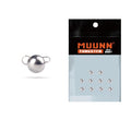 Tungsten Cheburashka Weights, Tungsten Free-Swinging Cheb Rig Weights for Finesse Rigging, Multiple, Plain - size: 2.0g - 10 Pack