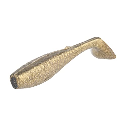 Berkley Gulp! Saltwater Paddleshad Fishing Soft Bait - color: Fool's Gold, size: 4"
