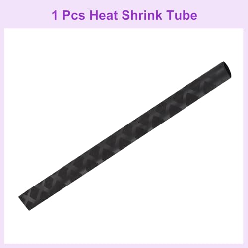 DMiotech Heat Shrink Sleeve Wrap Tubing x Tube Tubing for Fishing Rod Grips and Other Grips, Non Slip - Insulation - Waterproof 40'' Lengths, Dia 15mm Black - color: Black, size: Dia 15mm