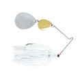 Luck E Strike Jimmy Houston Legends Spinner Bait with Colorado Blades (1/2 Ounce Spinnerbait) 5/0 Hook - color: White