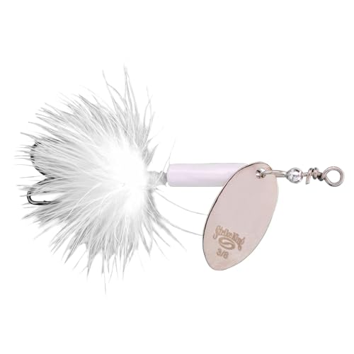 Strike King Bitsy Spinner Wire Bait - color: 204 - White, size: 3/8 oz