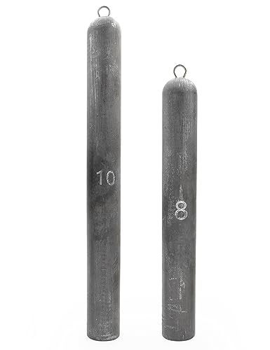 BLUEWING Deep Drop Weights Heavy Fishing Weights 3lb,5lb,8lb,10lb,12lb,15lb Fit in Rod Holder Lead Swordfish Sinker Fishing - style: Size04: 10lb