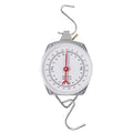 Mechanical Hanging Scales 440lb/200kg, High Accuracy Large Display Spring Dial Weight Scale Big Game Scale for Kitchen Fishing Hunting Farms - color: A:440 pounds/200kg-Gray