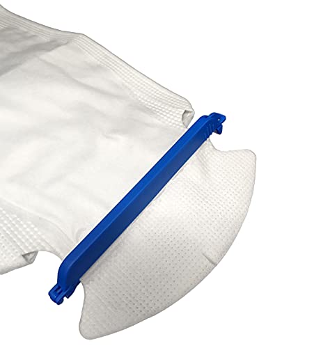 Vakly Large Refillable Ice Bags 6.5 x 14 [Pack of 5] – Reusable Ice Pack with Clamp Closure, Soft Outer Covering & Leak-Resistant Inner Layer for Hospital, Home & Sports Use