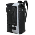 Haimont 100L Waterproof Backpack Large Roll Top Dry Backpacks Marine Dry Bags with Air Valve Travel Surfing Black/Grey - color: Black/Grey, size: 100L