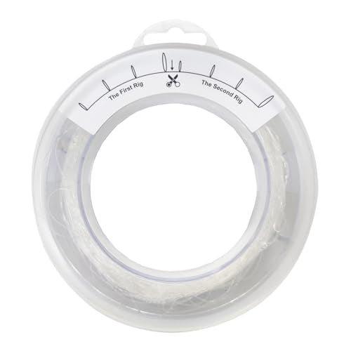 MASTERPRO Pre-Tied Dropper Loop Rigs, Fishing Line Spool 10LB 15LB 20LB 30LB 40LB 50LB 60LB 80LB 100LB, Suitable for Saltwater Freshwater Fishing - size: big bobbin-80LB