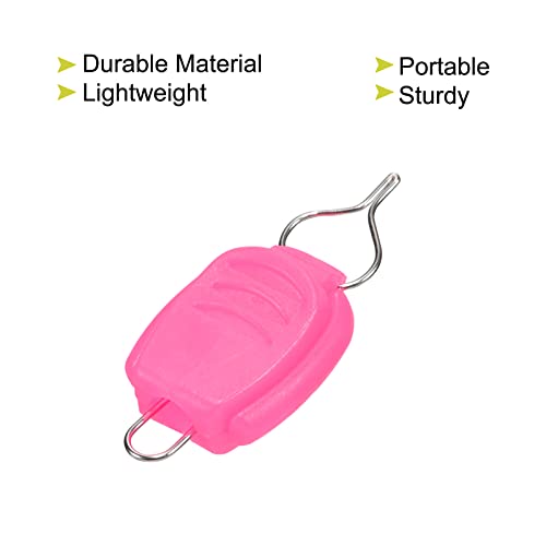 PATIKIL Fishing Line Holders, Baitcasting Reel Fishing Line Holder Clip Buckle Stopper Line Keeper Accessories - color: Pink
